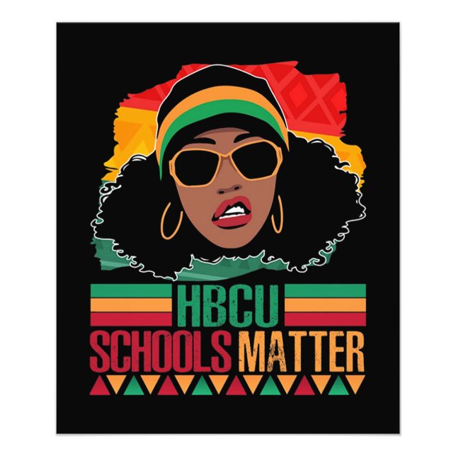 HBCU Skolor Matter Vintage Fototryck (Framsidan)