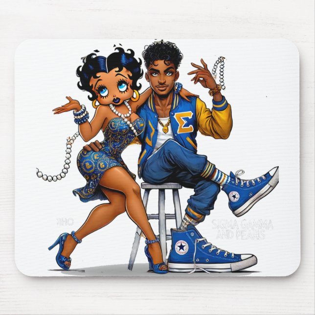 HBCU SORORITY MOUSEPAD MUSMATTA (Framsidan)