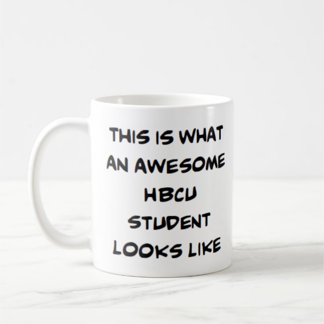 hbcu student, fantastisk kaffemugg (Vänster)