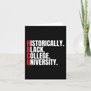 Hbcu, tidigare Black College och Universiteten Man Kort
