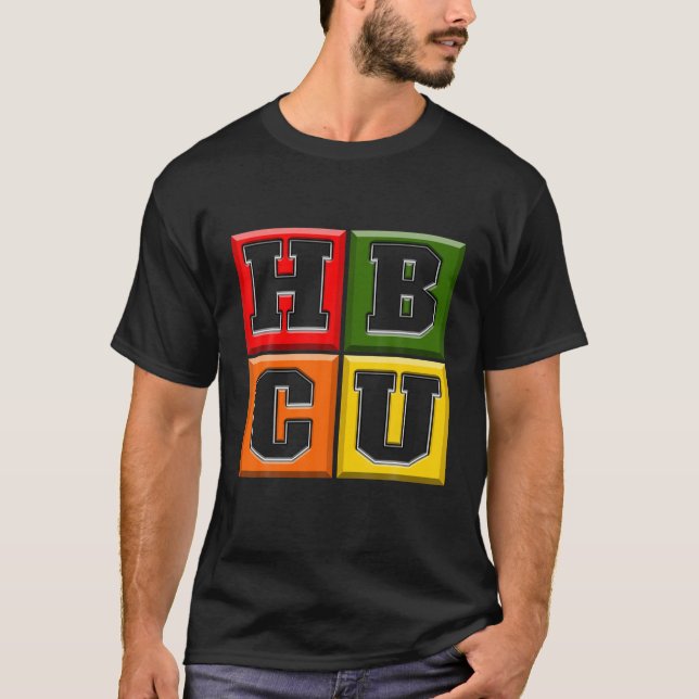 HBCU-utbildad Alumni Apparel Historical Black Coll T Shirt (Framsida)
