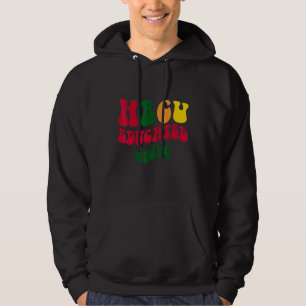 HBCU Utbildad domare Svart college Alumni kläder R Hoodie