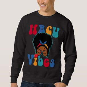 Hbcu Vibes Historisk svart högskola-alumni kläder Lång Ärmad Tröja