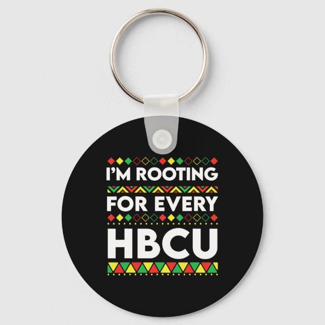 Hbcus svarta historiemånad jag hejar på varje Hbc Nyckelring (Framsida)