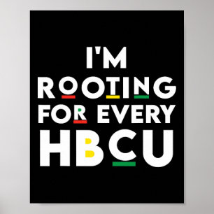 Hbcus svarta historiemånaden jag hejar på alla Hbc Poster