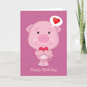 HBD Gris-kort Helgkort