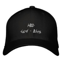 HBD Gud Välsigna Fram - M Bak Svart Flexfit Ull