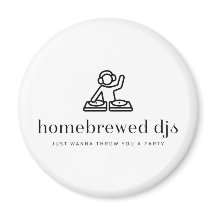 HBDJ Fridge Magnet