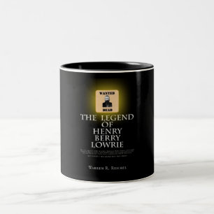 HBL - Svart kaffemugg med bokomslag