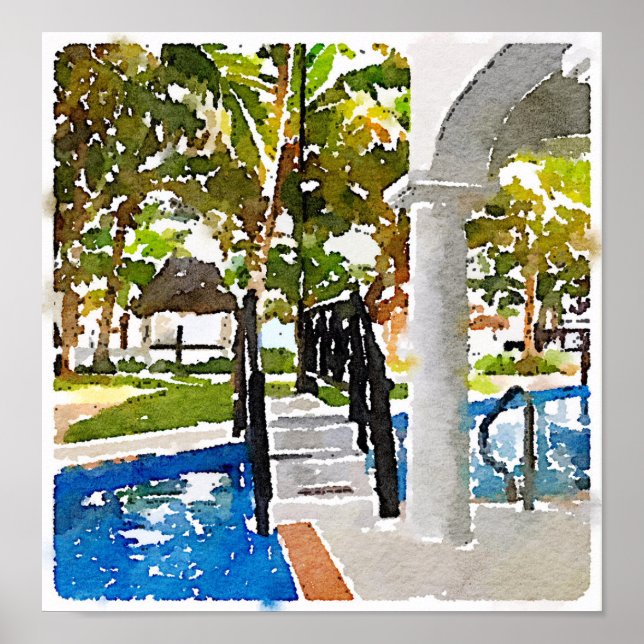 HBR-vattenfärg Poster (Framsidan)