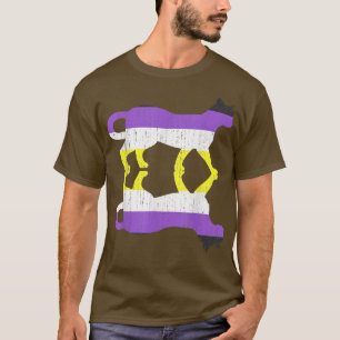 HBT Agender Nonbinary Flagga Pet Animal Cat Non Tu T Shirt