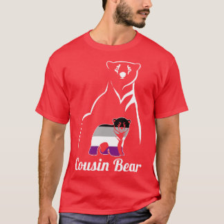 HBT ASexkusin Bear Ace Pride Flagga T Shirt