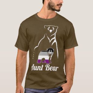 HBT Asexual Moster Bear Ace Pride Flagga T Shirt