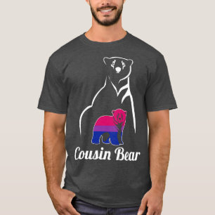 HBT Bisexual Cousin Bear Bi Pride Flagga T Shirt