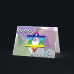HBT Chanukah-hälsningskort Helgkort<br><div class="desc">Önska de som du vid Lycklig Chanukah i kärlek med en icke-traditionell flagga!</div>