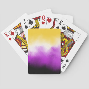 HBT-Färg, icke-binärt, Flagga Casinokort