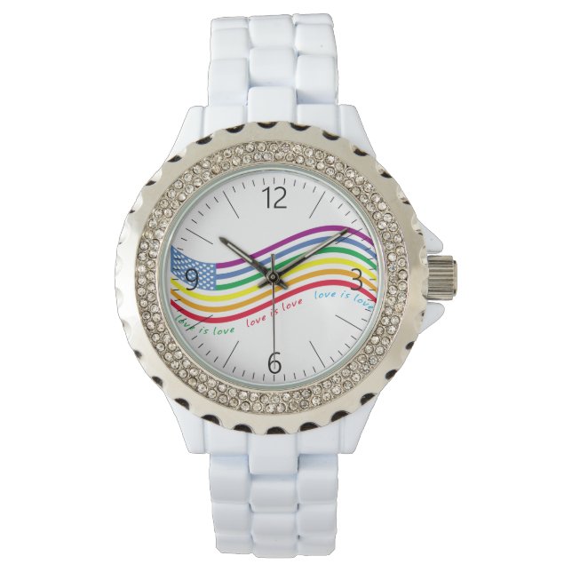 HBT-flagga Armbandsur (Framsida)