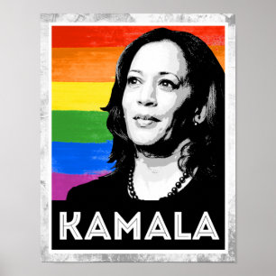 HBT Flagga - KAMALA HARRIS 2020 Poster
