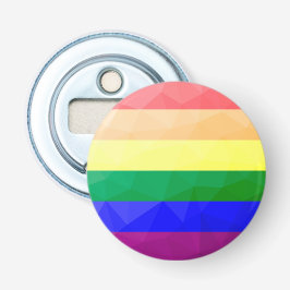 HBT-flagga, linjer, geometriskt nät mönster Flasköppnare