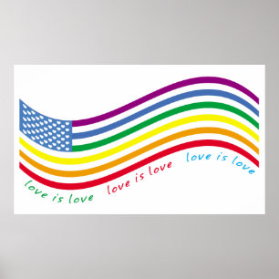 HBT-flagga Poster