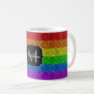 HBT-flagga-vibrerande gnistor Kaffemugg