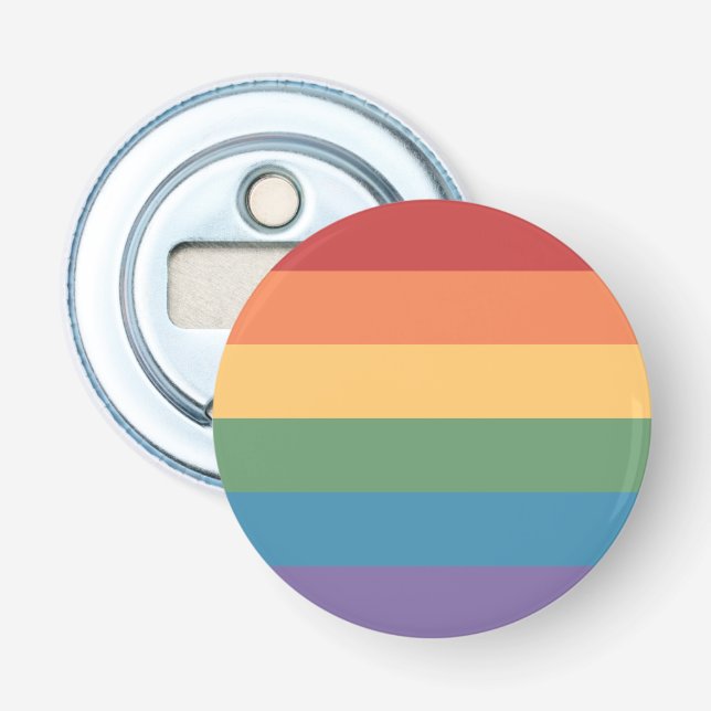 HBT-flaggad flasköppnare för homosexuella (Framsidan)
