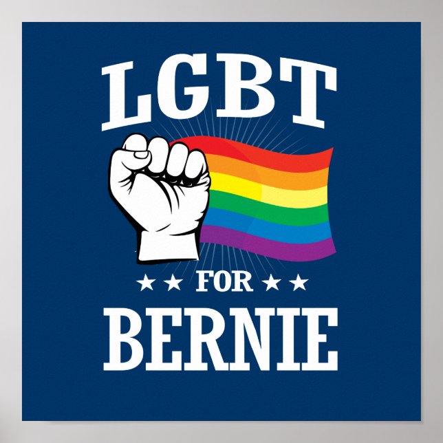 HBT FÖR BERNIE SANDERS POSTER (Framsidan)