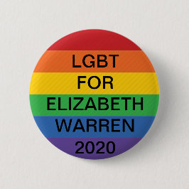 HBT för Elizabeth Warren President 2020 Button Knapp