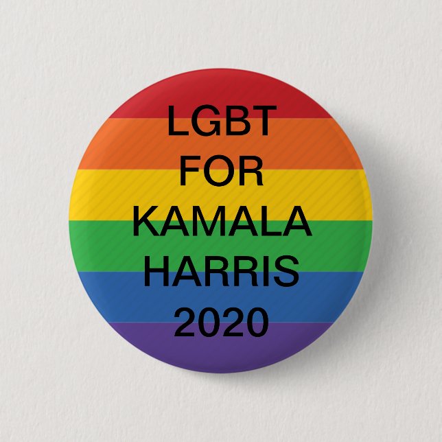 HBT för Kamala Harris 2020 Button Knapp (Framsida)