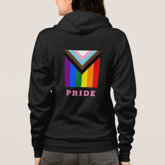 HBT-frågor och Pride - Flagga för regnbågsutveckli T Shirt (Baksida)