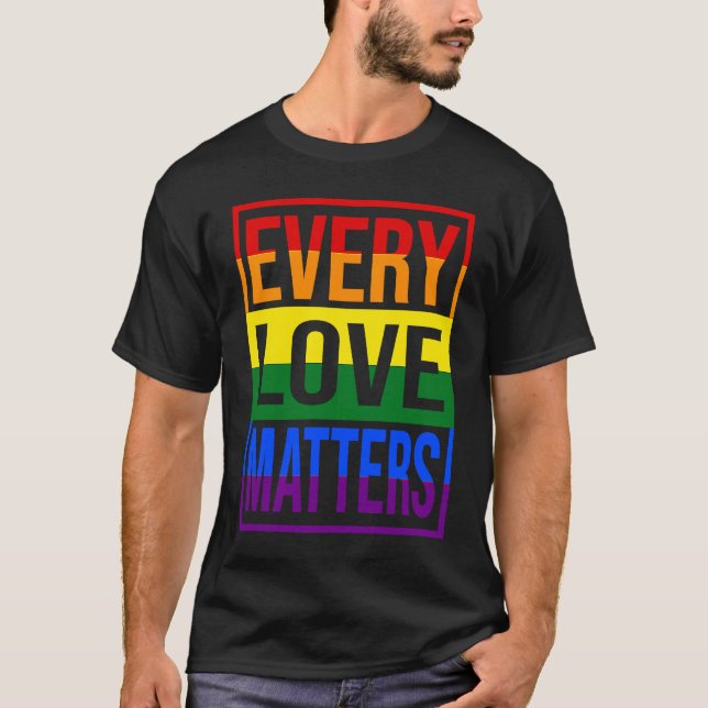 HBT-frågor varje Kärlek T Shirt (Framsida)