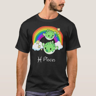 HBT Gay Lesbisk Pride Pisces Horoscope Zodiac Ast T Shirt