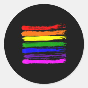 HBT Gay pride Flagga Gay pride 2022 Runt Klistermärke