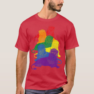 HBT Gay pride Lejon 2 T Shirt