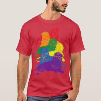 HBT Gay pride Lejon 2 T Shirt