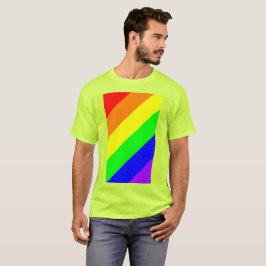 HBT Gay pride Rainbow Färger Safety T-Shirt
