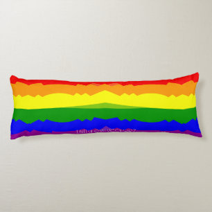 HBT Gay Queer Pride Firande Kroppskudde