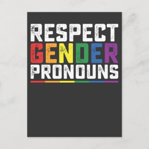 HBT-Gender: Uttonouns Gay Lesbisk Trans Inbjudan Vykort