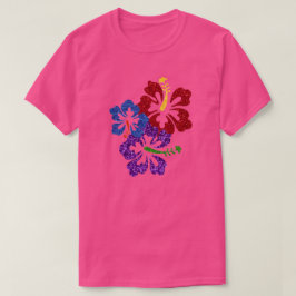 HBT Glitter Pride Färg Hibiscus T Shirt