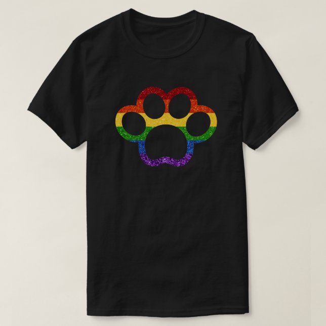 HBT Glitter Rainbow Pride Tass T Shirt (Design framsida)