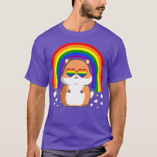 HBT Hamster Gay pride Rainbow LGBTQ Cute Gift T Shirt