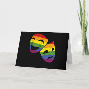 HBT HBTQ Queer Skådespelare Skådespelerska Regnbåg Kort
