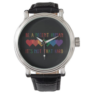 HBT Heart Retro är en anständig människa. Armbandsur