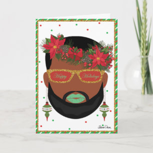 HBT-Helgdag för snyggt Beard Kort