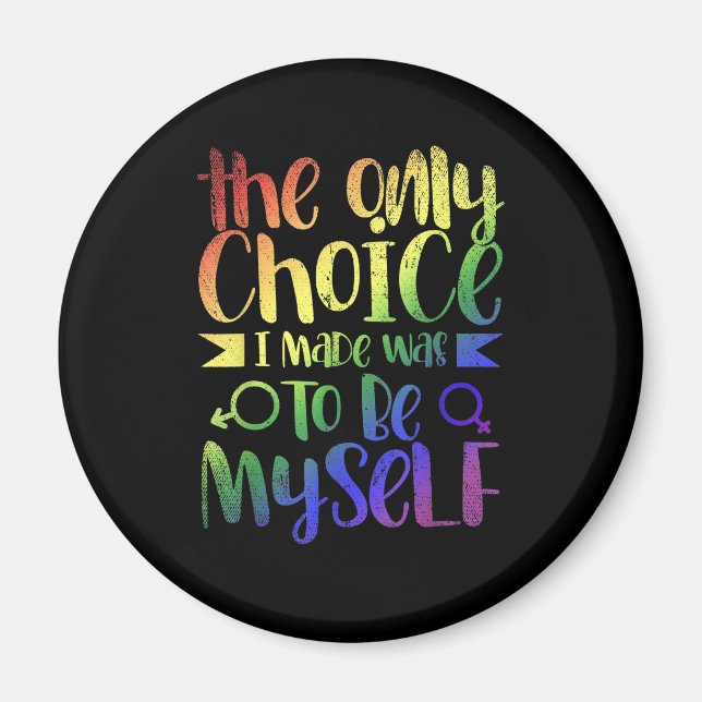 HBT-Höger Jämställdhet mellan kvinnor och män Gay  Magnet (Framsidan)