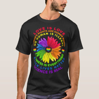 HBT Human Högers Rainbow -standard--4_00x T Shirt