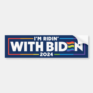 HBT I'm Ridin' with Biden 2024 Bildekal