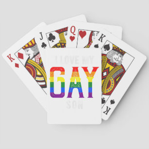 HBT Kärlek Gay Son - Gay pride Outfit Gay pride Pa Casinokort