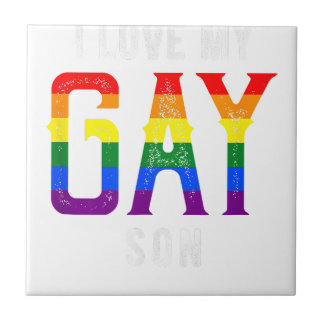 HBT Kärlek Gay Son - Gay pride Outfit Gay pride Pa Kakelplatta