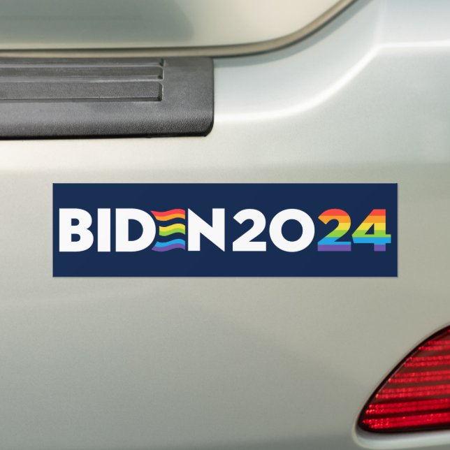 HBT-kvot för Biden 2024 Bildekal (På Bil)
